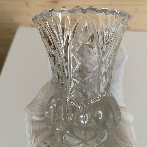 VINTAGE Zajecar 24% Lead Crystal Yugoslavia Elegant & Classy Toothpick Holder - Picture 10 of 10